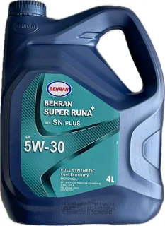 عکس روغن موتور بهران سوپر رانا پلاس 5W30 - جلوی 4 لیتری
