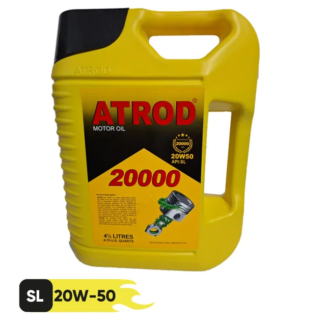 روغن موتور آترود مدل 20W50 SL 20000 حجم 4.5 لیتر 102157393