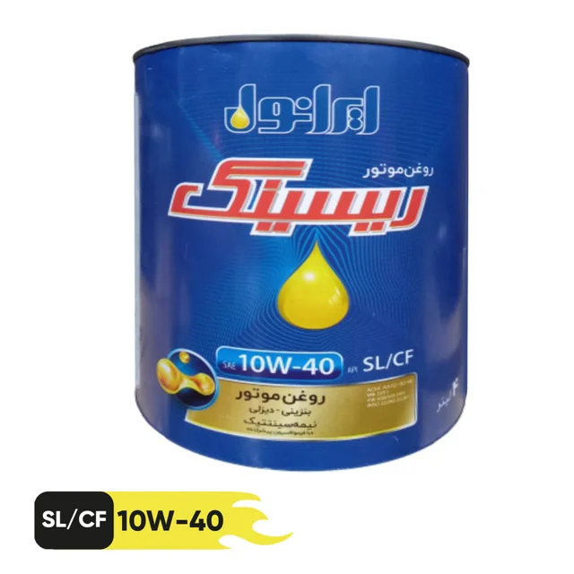 روغن موتور خودرو ایرانول مدل Racing 10W-40 حجم 4 لیتر 101710090