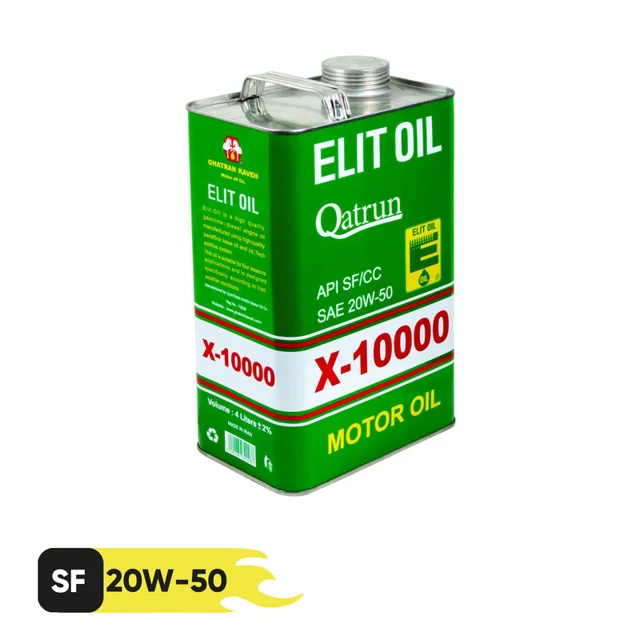 روغن موتور الیت کد X-10000 مدل 20W50 SF/CC حجم 4 لیتر 102156942