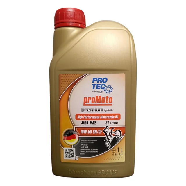 روغن موتور سیکلت تمام سنتتیک پروتک مدل SN 10W-50 حجم 1 لیتر 102156247
