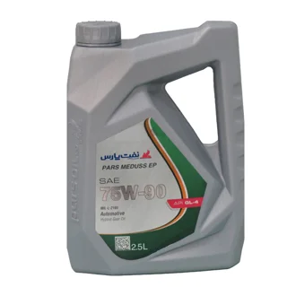 روغن دنده نفت پارس مدل پارس مدوس کد SAE 75w-90 حجم 2.5 لیتر 102245917