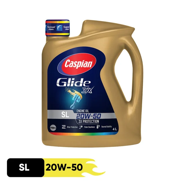 روغن موتور خودرو بنزینی کاسپین مدل SL 20W-50 Super Motor Oil حجم 4 لیتر 102152733