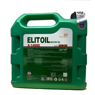 روغن موتور الیت کد X-14000 مدل 25W50 SJ/CF4 حجم 4/5 لیتر 102159073