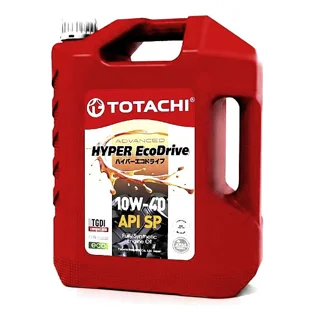 روغن موتور خودرو بنزینی، توربوشارژ، هیبریدی، تنفس طبیعی توتاچی مدل Hyper Eco Drive 10w-40  102160065