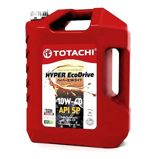 روغن موتور خودرو بنزینی، توربوشارژ، هیبریدی، تنفس طبیعی توتاچی مدل Hyper Eco Drive 10w-40  102160065