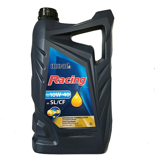 روغن موتور ایرانول مدل Racing 10W40 SL حجم 5 لیتر 101710121