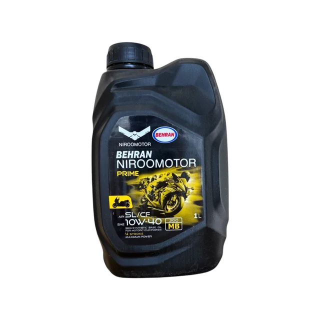 روغن موتور سیکلت تمام سنتتیک نیرو موتور مدل SL 10W-40 حجم 1 لیتر 102156208