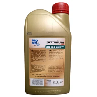 روغن موتور خودرو بنزینی پروتک مدل SL 20W-50 حجم 1 لیتر 102159599