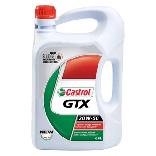 روغن موتور خودرو کاسترول مدل GTX 4L 20W50 SJ حجم 4 لیتر 102157414
