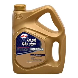 روغن موتور بهران مدل سوپر رانا 5w40 SN حجم 4 لیتر 101710800