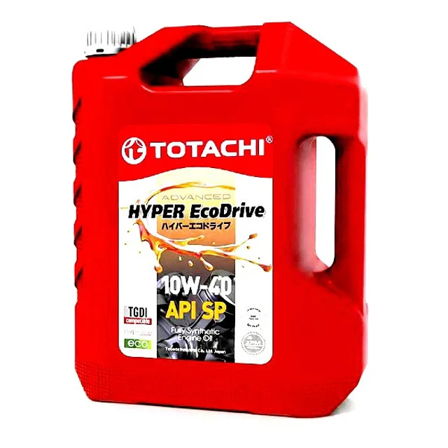 روغن موتور خودرو بنزینی، توربوشارژ، هیبریدی، تنفس طبیعی توتاچی مدل Hyper Eco Drive 10w-40  102160060