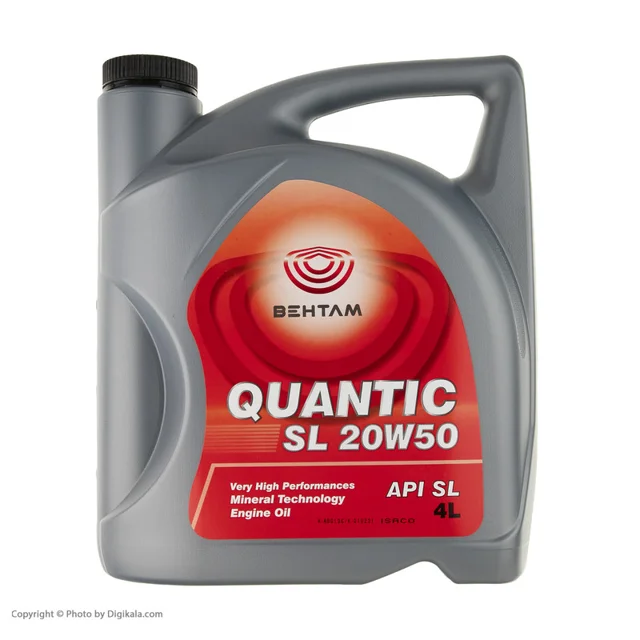 روغن موتور خودرو بهتام روانکار مدل 20W50 Quantic حجم 4 لیتر 101710179