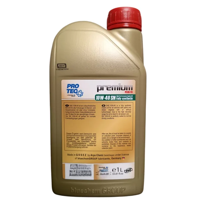روغن موتور خودرو بنزینی پروتک مدل 10w40SN حجم 1 لیتر 102159744
