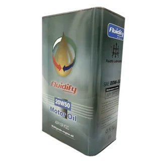 روغن موتور خودرو بنزینی فلو دی فای مدل 20W50 SF/CC 20W-50 حجم 4 لیتر 102159500