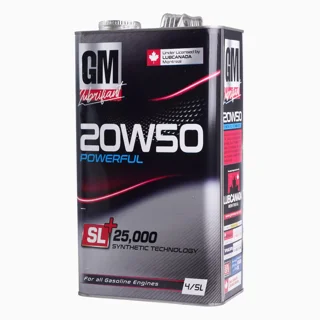 روغن موتور جی ام لوبریفنت مدل 25000 SL 20w50 حجم 4.5 لیتر 102157168