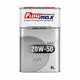 روغن موتور خودرو بنزینی فلومکس مدل SM 20W-50 حجم 4 لیتر 102157153