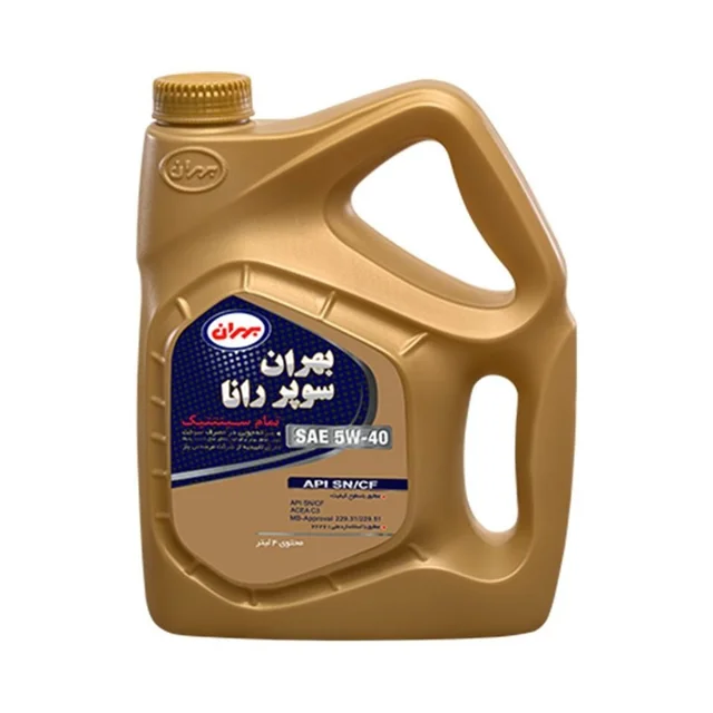 روغن موتور بهران مدل سوپر رانا 5w40 SN حجم 4 لیتر 101710801