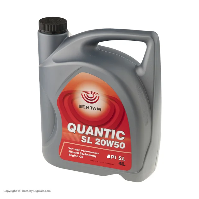 روغن موتور خودرو بهتام روانکار مدل 20W50 Quantic حجم 4 لیتر 101710178