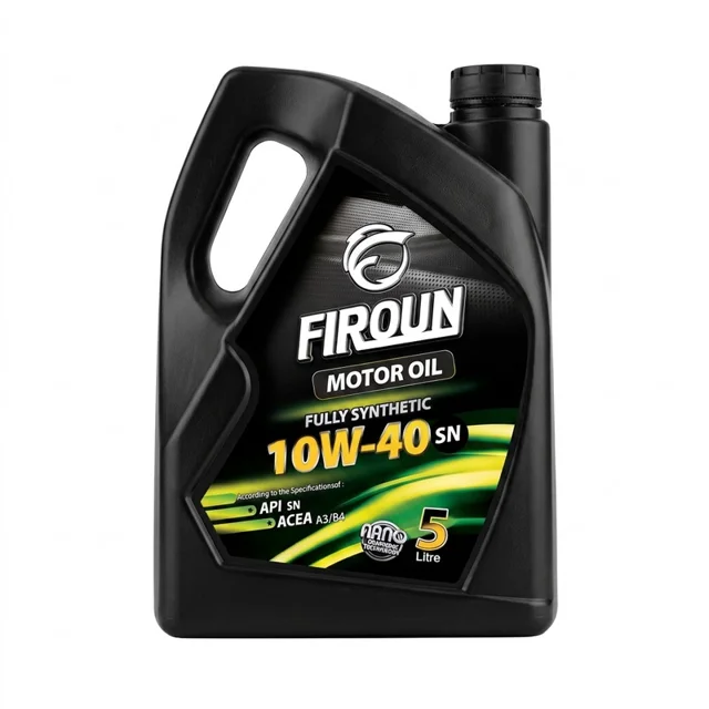 روغن موتور خودرو بنزینی فیرون مدل نانو گرافن NEW 10w40 SN FULLY SYNTHETIC حجم ۵ لیتر 102157557