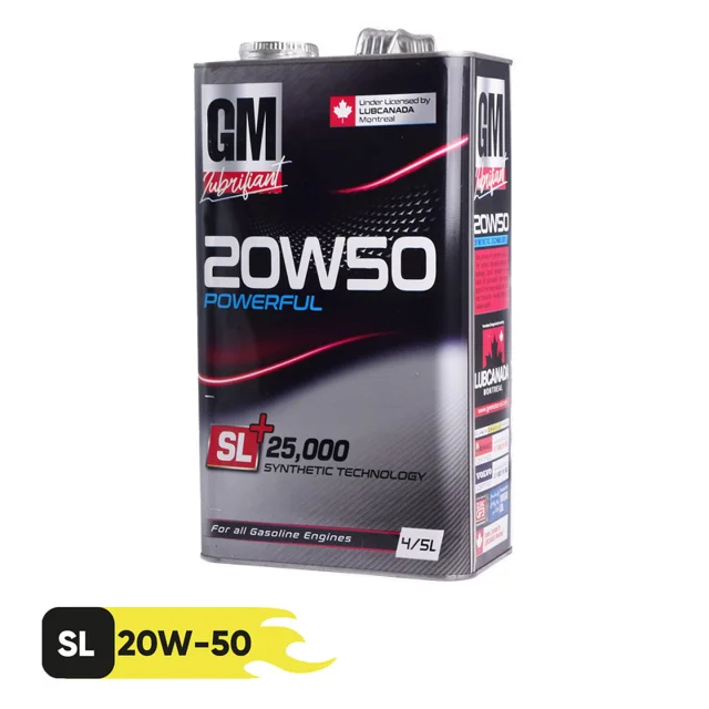 روغن موتور جی ام لوبریفنت مدل 25000 SL 20w50 حجم 4.5 لیتر 102156442