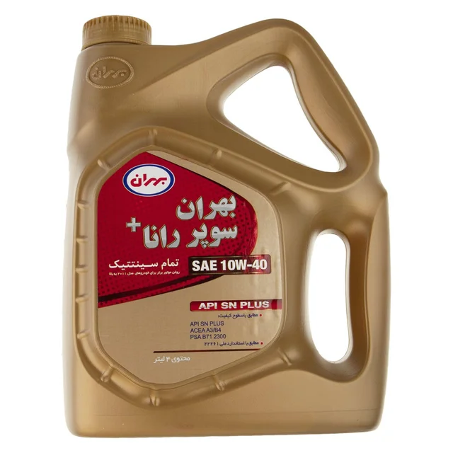 روغن موتور بهران مدل سوپر رانا پلاس SAE 10W-40 حجم 4 لیتر 101710762