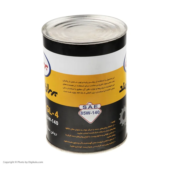 روغن دنده بهران مدل SAE 85W-140 کد 0771200203 حجم 0.946 لیتر 101711092